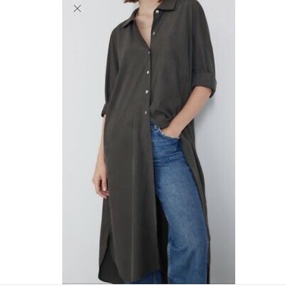 Zara | Dresses | Zara Allison Button 